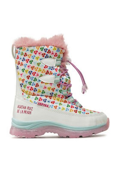 Agatha Ruiz De La Prada girls' snow boots 241992 B white