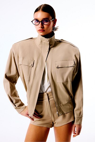 Love On Friday Kora Dikyaka Cotton Jacket (Mink)