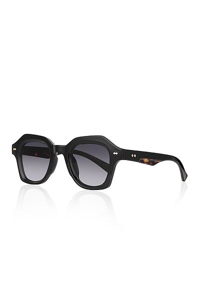 Aqua Di Polo 1987 نظارات شمسية نسائية سوداء Apsu 037608