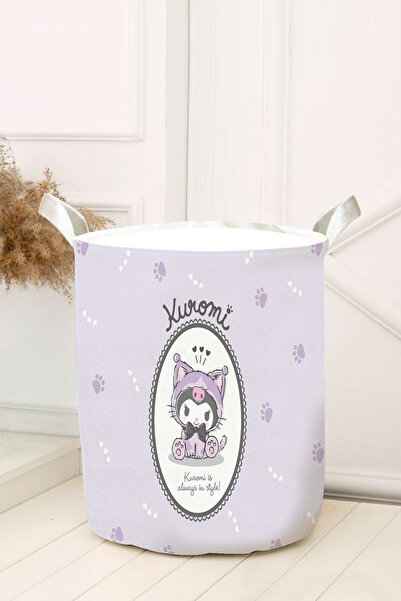 dekomingo Овальна рамка з малюнком Куромі, повстяний кошик для іграшок для ди...