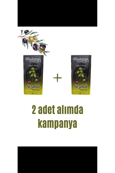 MUDANYA Natural Soğuk Sıkım Zeytinyağı 2*5Lt