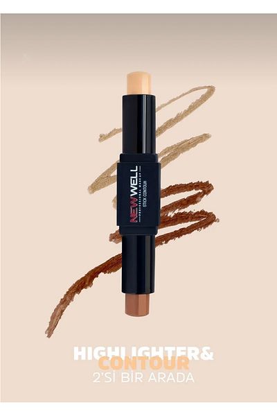 New Well Prof. Stick Double Sided Contour & New Well Lift Mé up Volume Mascara 8 ml Advantageous Set