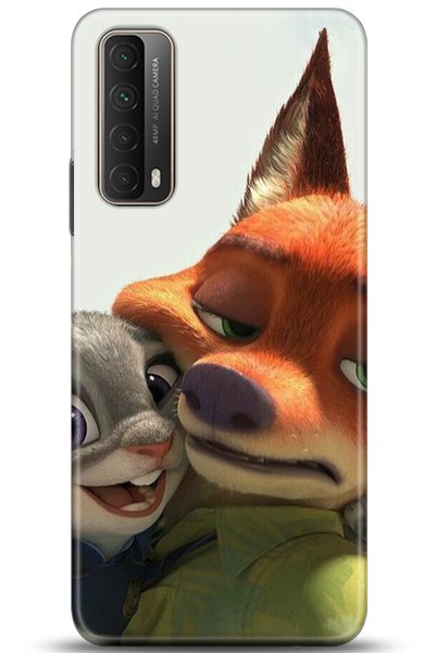 Noprin Huawei P Smart 2021 Case Hd Printed Case - Custody Series 5115