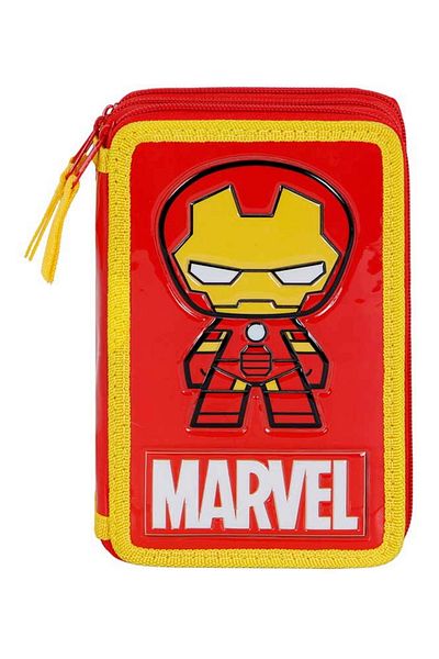 Marvel Penar Iron Man Alloy, Echipat, 3 compartimente, 43 piese, 21 x 14 x 7 cm