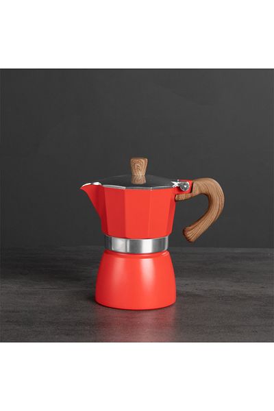 INVEIN 600ml Moka Pot for Italian Coffee - 6-Cup Manual Espresso Maker