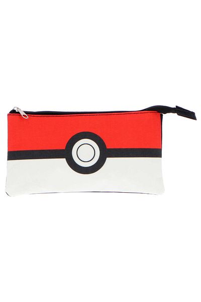 Pokemon Penar Pokemon - Poke Ball, 3 compartimente, neechipat, dreptunghiular, 21 x 11 x 4 cm