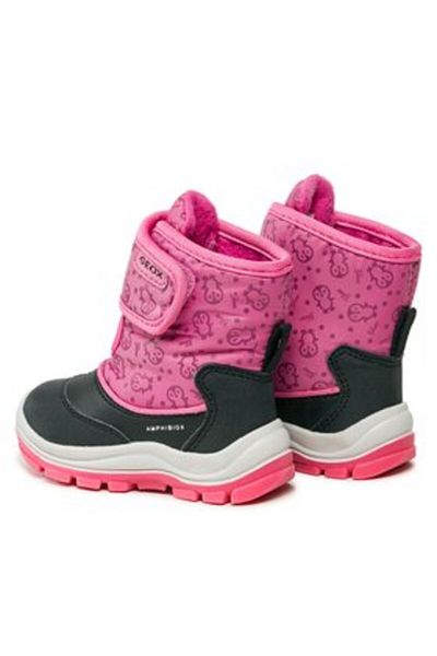 Geox girls' snow boots B263WG-0BCMN black
