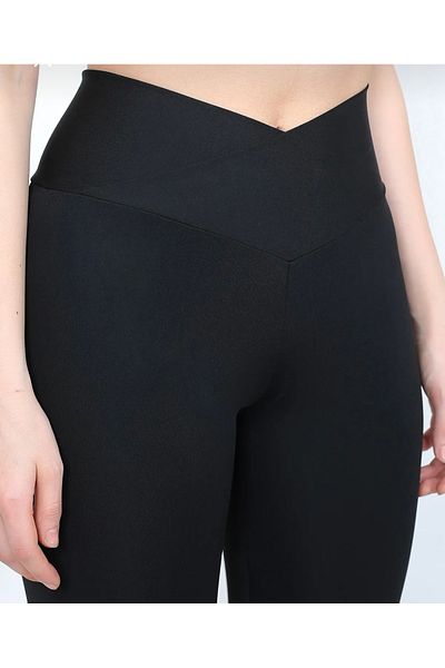 lzv Leggings cu talie înaltă cu centură încrucișată - îmbrăcăminte sport confortabilă și elegantă”