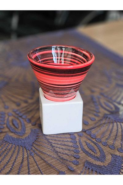 MeGgDecor 1Pcs Japanese-Style Retro Ceramic Coffee Cup Pad with Accompanying