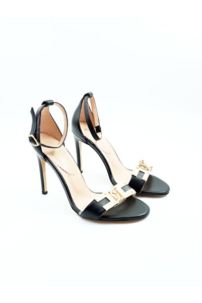 Tenau Pantofi cu toc de damă din piele naturală