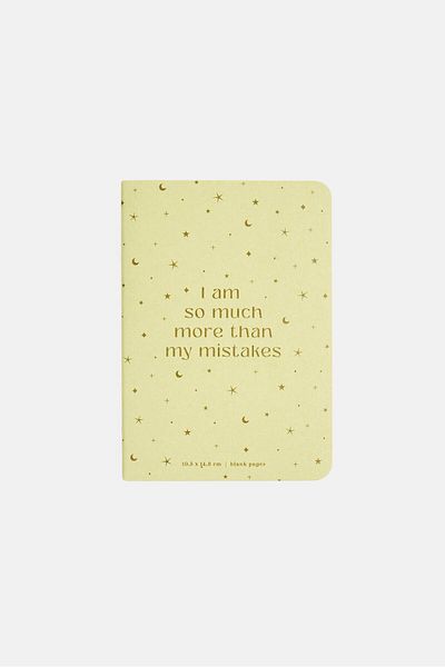 Muy Mucho Graphic Printed Mini Notebook, Sage