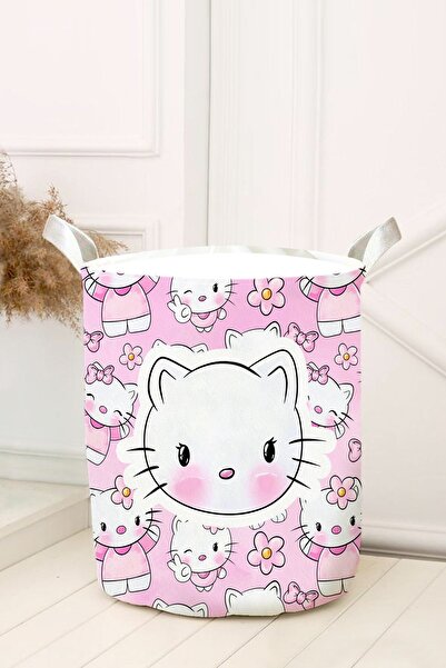 dekomingo Set de jucării roz Hello Kitty - Cu cameră și coș