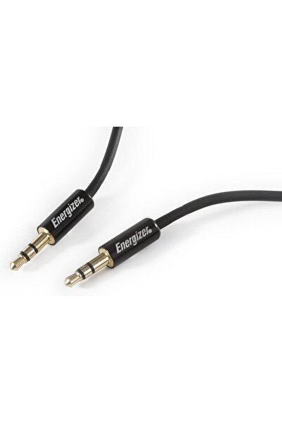 Energizer - محول صوت/مقبس - كابل ستيريو عالمي لأجهزة الصوت - أسود