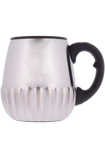 ALSAIF Stainless Steel Coffee Cup By Al Saif, Size: 12 Ounces, Color: Silver