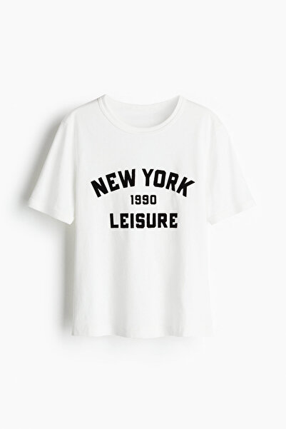 H&M Baskı Motifli Tişört