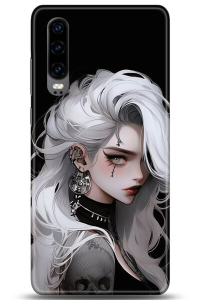 Noprin Huawei P30 Case Hd Printed Case - Custody Series 5086