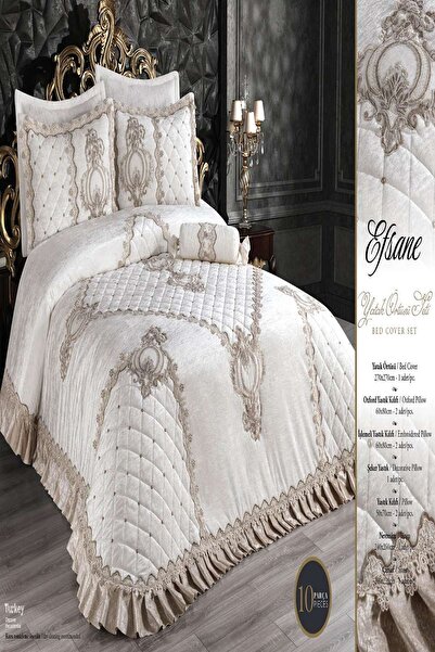 Madamca مفرش سرير مخملي أسطوري