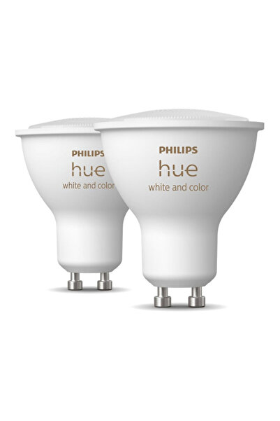 Philips 2-Piece GU10 Hue Ambiance Smart Light 50 x 58mm