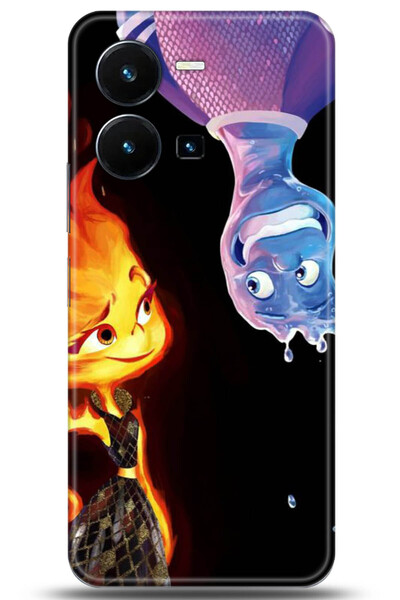 Noprin Vivo Y35 Case Hd Printed Case - Custody Series 5117