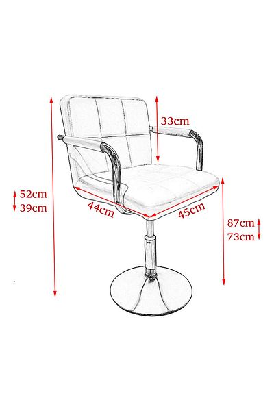 MAPLE HOME DECORATION Maple Home PU Leather Adjustable Swivel Bar Stools Counter Height for Kitchen Office Styles (2Pcs)
