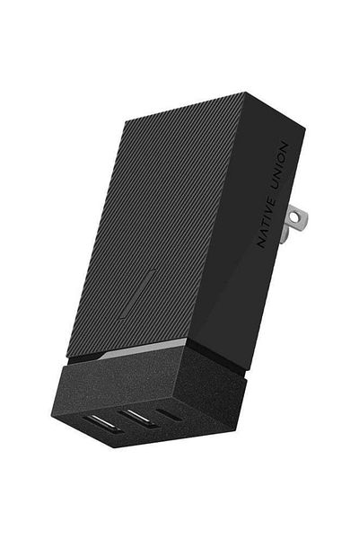 Native Union 3-Port Smart Charger Hub Black