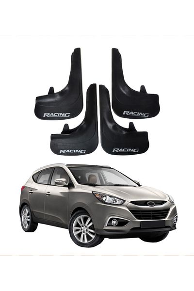 SONİKON LİNE Hyundai Ix 35 Racing Written 4-Piece Leggings Mudguard Mudguard Compatible with All Cases Modified