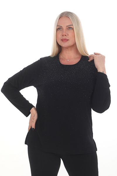TRENDSE Mother Stylish Jewelled Beaded Blouse - Evening Dress