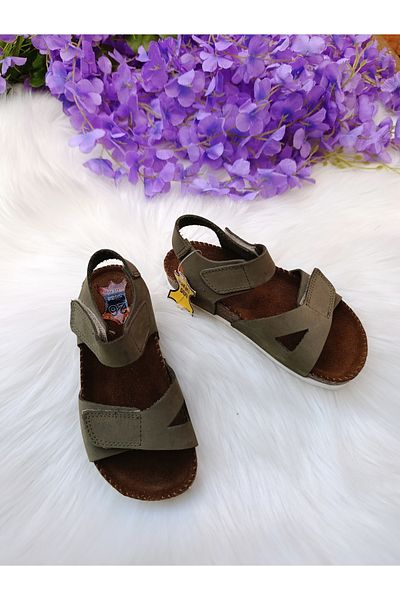 patik ayakkabı Leather Orthopedic Children Sandals