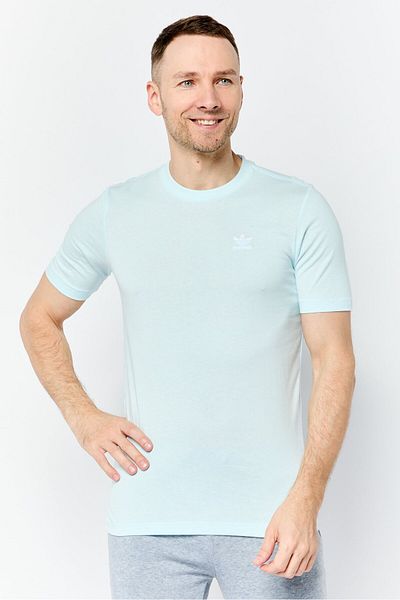adidas Men Sportswear Fit Short Sleeve Outdoor T Shirt, Turquoise