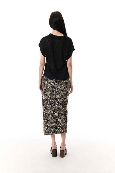 Mudo V-Neck Low Sleeve Bluz