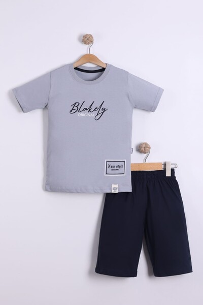 Mixima Blakely Printed Boy's Summer Suit