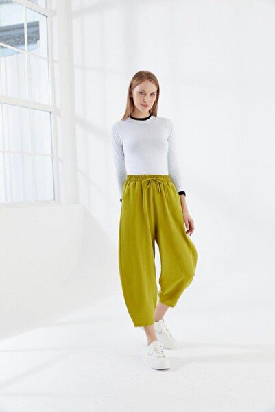 MODAJİN شالار برباط مطاطي - أخضر داكن