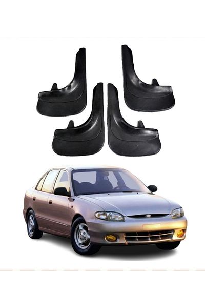 SONİKON LİNE 4-Piece Dust Cover Mudguard Mudguard Mudguard Compatible with Hyundai Excel All Cases Modified