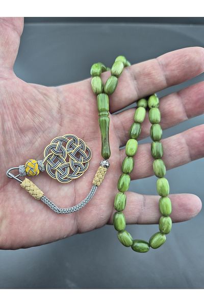 SAİD UYAR Squeeze Fire Amber Kuka Catalin Tasbih Giftware