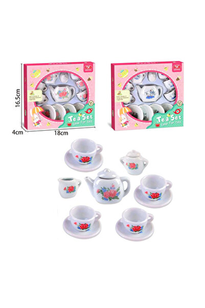 MEGA SERAMİK ÇAY SETİ 13 PARÇA 3+ 1 ADET