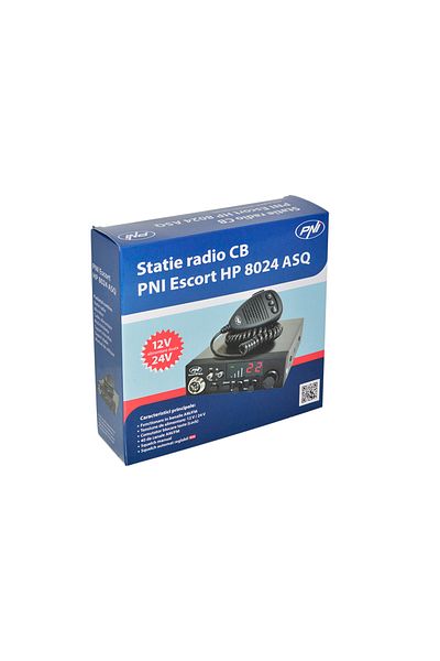 PNI CB radio station PNI HP 8024 with adjustable ASQ and 12V-24V power supply