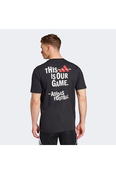 adidas Fun Slogan g t Men's Black T-Shirt