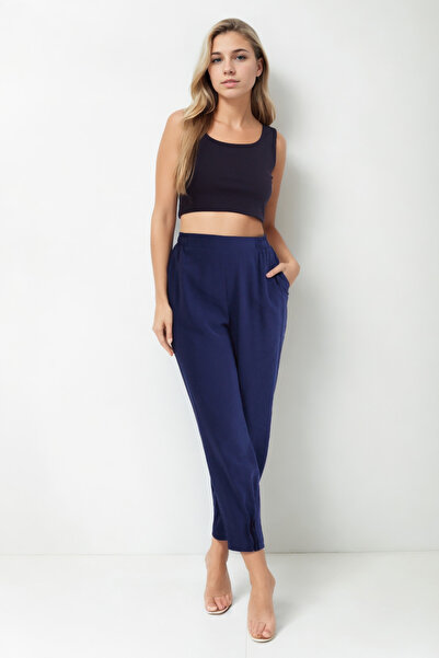 Vitrin Штани з підвернутими штанинами та еластичним поясом