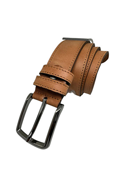 MelAlp حزام كريز جلد طبيعي 4 سم