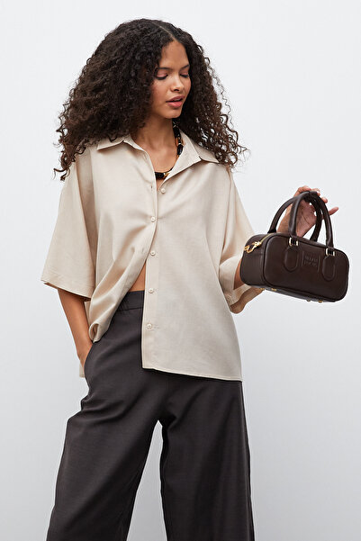 urban focus Short Sleeve Linen Shirt