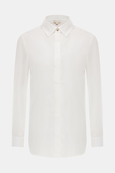 W Collection BEYAZ UZUN KOLLU BLUZ