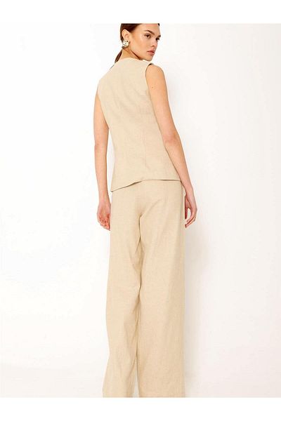 Coral Gold Buttoned Vest Suit Stone - Men's Shoes