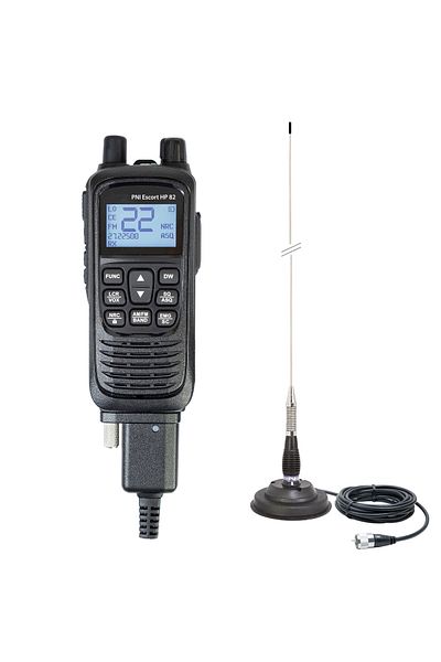 PNI Kit Statie radio CB portabila PNI HP 82, multi standard, 4W, 12V, AM-FM