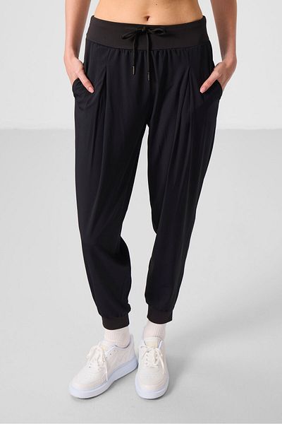 TOMMY LIFE Black Pocket Standard Fit Women's Trousers - 94677