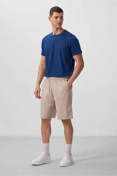 TOMMY LIFE Men's Shorts - Stone Standard Fit, Slightly Stretchy Chino - 81290