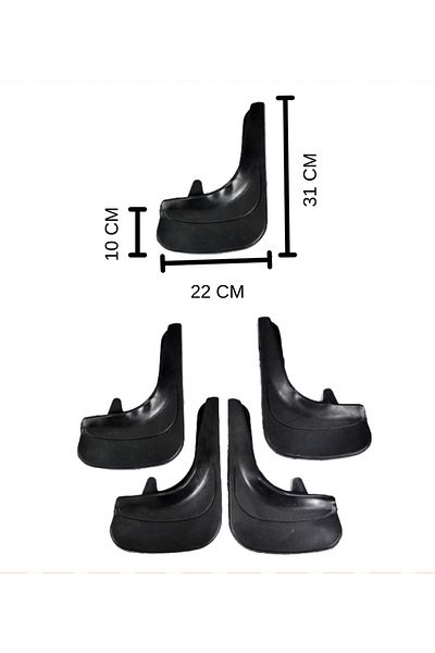 SONİKON LİNE Kia Sorento Compatible 4-Piece Dust Cover Mudguard Mud Flap Modified