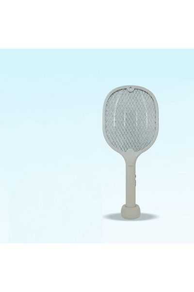 weidasi Rechargeable Mosquito Racket Li Ion Battery Powered Fly Swatter with Lure Lamp, 300V out