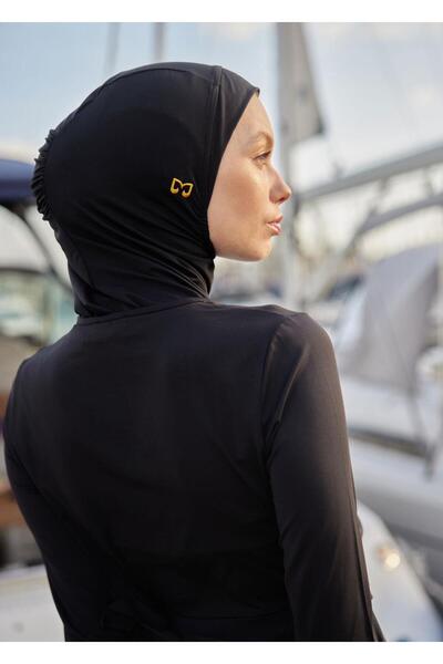 Mayovera Μαγιό Χιτζάμπ - Πορτοκαλί με φερμουάρ