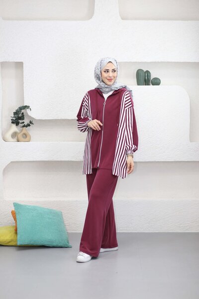 MERVE TESETTÜR Pantolonlu takım