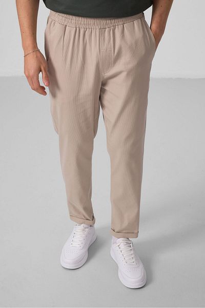 TOMMY LIFE Ανδρικό παντελόνι Stone Standard Fit Woven Light Flexible Chino - 82175